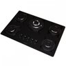 Cooktop 5 Bocas Tripla Chama Vidro Preto - Fogatti - 1