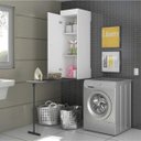 Ver imagem 1 de Armário Multiuso com Tábua de Passar 1 Porta Mimo Albatroz Móveis