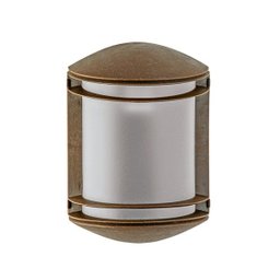 Arandela Externa Parede Marrom Imbuia Fachada Jardim Alu27 - 1