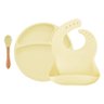 Kit de Alimentação Silicone Blw Set 2 Mellow Yellow - Minikoioi - 1