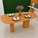 Ver imagem 3 de Mesa de Jantar Orgânica Cora 135x90cm Base Duplo Freijo Personal Art Design