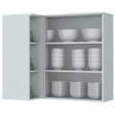 Ver imagem 2 de Armário Aéreo de Canto Reto com 1 Porta Americana Henn