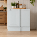 Ver imagem 1 de Balcão de Cozinha Canto Reto 1 Porta MDF Americana Henn Modular com Rodapé