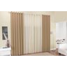 Cortina Veneza 300 Larg. x 280 Alt. Cor: Palha/Avelã - 1