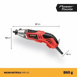 Micro Retífica Mondial Power Tools Fmr-02 60hz 220v - 5