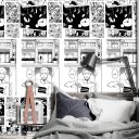Ver imagem 2 de Papel De Parede Adesivo Lavável Quarto Mangá Bleach Anime 1mx50cm