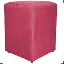 Ver imagem 1 de Puff Dado Decorativo para Sala Recepção Penteadeira Suede Cores