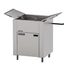 Ver imagem 2 de Fritadeira Elétrica Metalcubas Zona Fria de Óleo 60 Litros 3 Cestos Pequenos Trifásico 220v Foei