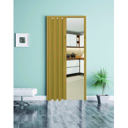 Porta Sanfonada Pvc 0,84x2,10 Multilit Cerejeira - 2