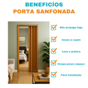Ver imagem 5 de Porta Sanfonada Pvc 210x84cm Multilit