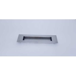 Puxador Concha De Embutir Para Portas Em Inox Escovado 22cm - 6