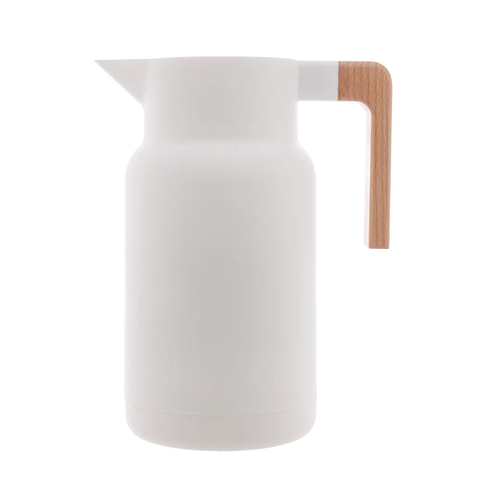 Garrafa Térmica de Plástico Minimal Branca 1L