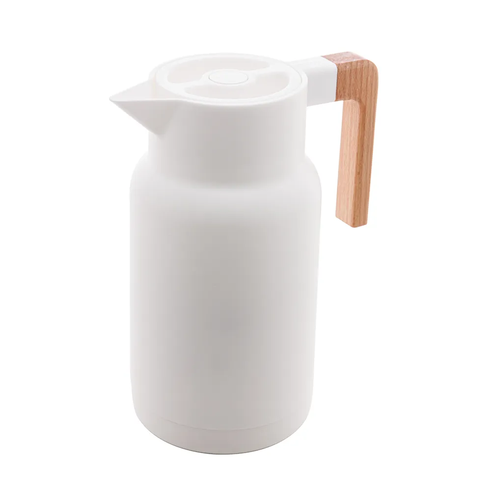 Garrafa Térmica de Plástico Minimal Branca 1L - 2