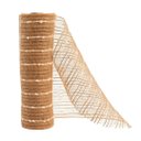 Ver imagem 6 de Kit 3 Telas Decorativa Fita Natal Malha Tule Sisal Flocos de Algodão 26cm X 5 Metros – Magizi