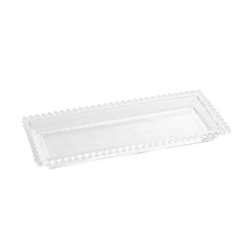 Travessa Wolff Pearl de Cristal 30cm x 13cm x 3cm