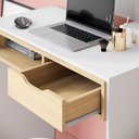 Ver mais imagens de Escrivaninha Estudo Bit com Estante de Livros Link Branco Fosco Tauari Nobre Colibri Moveis