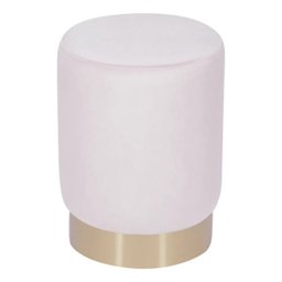 Puff Redondo Borro Chic - Rosa - 1