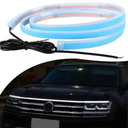Fita Led Neon Capo Carro Luz Drl Diurna Barra Tuning 1 Metro 50cm Automotivo Iluminaçao Pick Up Dust - 1 Fita Led Neon Capo Carro Luz Drl Diurna Barra Tuning 1 Metro 50cm Automotivo Iluminaçao Pick Up Dust - 1