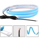 Ver imagem 4 de Fita Led Neon Capo Carro Luz Drl Diurna Barra Tuning 1 Metro 50cm Automotivo Iluminaçao Pick Up Dust