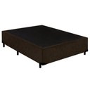 Ver imagem 7 de Cama Box Casal Suede + Colchão de Espuma D33 - Sereneprime - 138cm Marrom