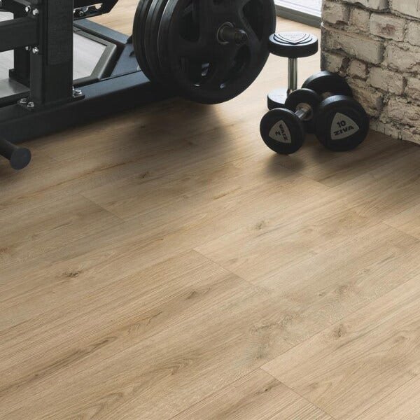 Piso Laminado Clicado Espaçofloor Kaindl Aquapro Oak Evoke Classic Caixa C/ 2,39m² - 2