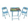 Conjunto Mesa Infantil Metalmix Sapeca Carros 2 Cadeiras - 2