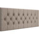 Ver imagem 1 de Cabeceira Painel Estofada Dubai Deluxe Casal Bege 1,40m - Pc Móveis