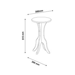 Mesa Lateral de Apoio 100% MDF Kin Artely - 8