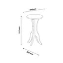 Ver mais imagens de Mesa Lateral de Apoio 100% MDF Kin Artely