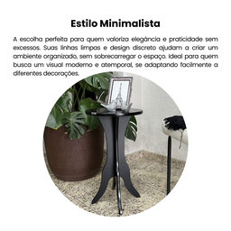 Mesa Lateral de Apoio 100% MDF Kin Artely - 10