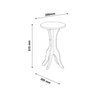 Mesa Lateral de Apoio 100% MDF Kin Artely - 4