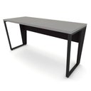 Ver imagem 5 de Mesa Escrivaninha Industrial 1,50m Ameixa Pre Pés Metal F5