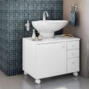 Ver imagem 1 de Gabinete para Banheiro 1 Porta Mimo Albatroz Móveis (Não Acompanha Cuba)