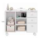 Ver imagem 5 de Gabinete para Banheiro 1 Porta Mimo Albatroz Móveis (Não Acompanha Cuba)