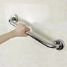 Alça de Apoio 30cm Barra Inox Kit 6 Unidades Idoso Cadeirante Deficiente Banheiro Box Segurança Supo - 9