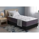 Ver imagem 3 de Cama Box Novo + Colchão Molas Kappesberg Ensacadas Inverno Verão + Base Crc Courano Black