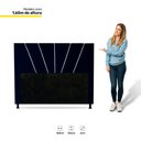 Ver imagem 4 de Cabeceira Cama Box Casal Queen Size Dallas 160cm Veludo Azul Marinho - Desk Design