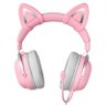 Headset Gamer Onikuma X11 Rosa 50mm Microfone Removível P3 3.5mm Com Adaptador P2 - 2