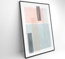 Ver imagem 5 de Quadro Abstrato Rosa e Azul - 60x90 Cm - Adesivo Fotográfico
