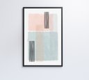 Ver mais imagens de Quadro Abstrato Rosa e Azul - 60x90 Cm - Adesivo Fotográfico