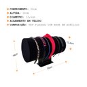 Ver imagem 2 de Expositor de Tiara em Veludo(grande) 30cm - Preto