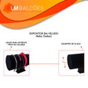 Ver imagem 4 de Expositor de Tiara em Veludo(grande) 30cm - Preto
