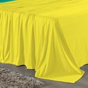 Ver imagem 2 de Jogo Cama Solteiro Nobre 3 Peças Lençol Elástico 30cm Altura 100% Algodão Amarelo Ja