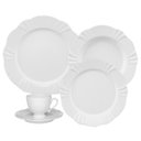 Ver imagem 1 de Aparelho de Jantar e Chá de Porcelana Soleil White 20 Peças Oxford