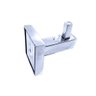 Cabide Gancho Simples Porta Toalha Aço Inox - 3
