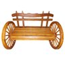 Banco Com Rodas De Carroça - 3