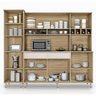 Cozinha compacta Brasil Nature Off White - Rede Móveis - 4