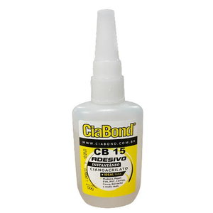 Cola Adesivo Instantâneo Cb 15 Ciabond 50g Anti Entupimento