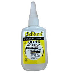 Cola Adesivo Instantâneo Cb 15 Ciabond 50g Anti Entupimento - 2
