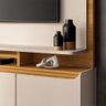 Home Estante Quantum 2 Portas em Mdp/mdf para Tv até 70 Polegadas Off White/cinamomo G26 - Hb Móveis - 5